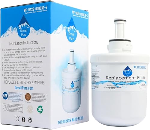 Repuesto para Samsung rfg298aawp Filtro de agua para nevera (Compatible Samsung DA2900003G, cartucho de filtro de agua para nevera Samsung