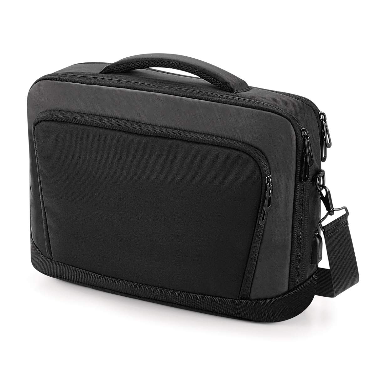 QuadraPro-Tech Charge Messenger, Black, O/S. QD915