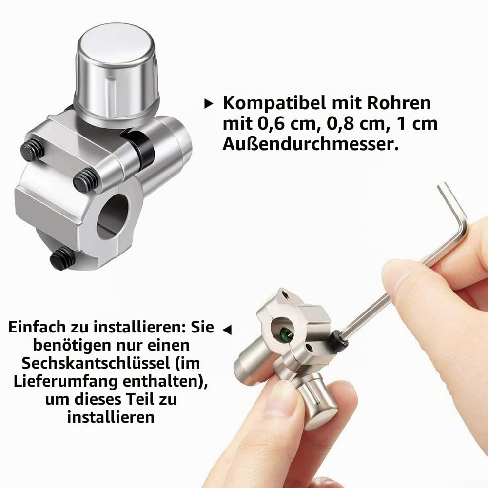 Bullet Piercing Tap Valve Kit, BPV31 Piercing Tap Valve Kits For Home Use Refrigerator W/Manometer for Automotive Air Conditioning