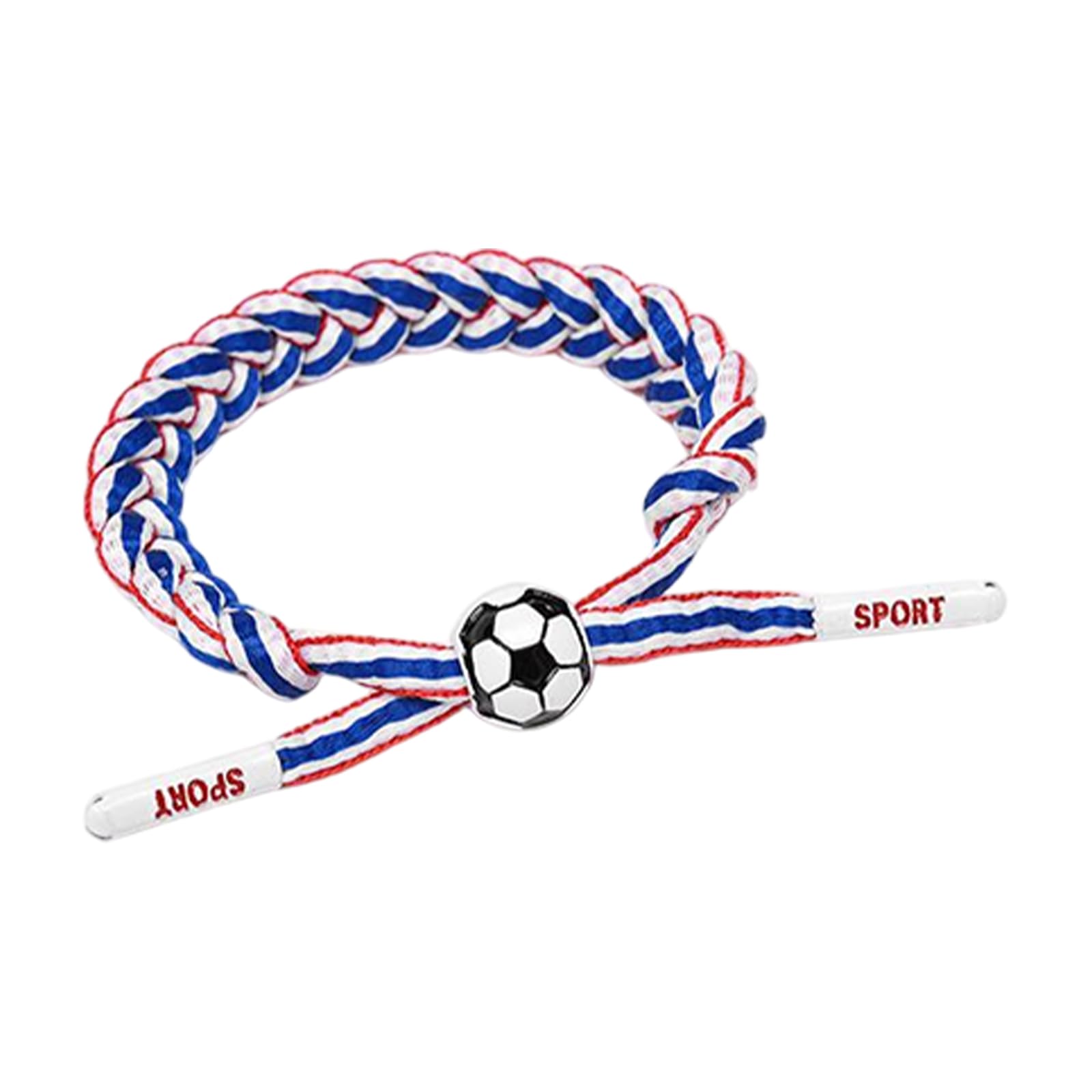 Football Cup of 2026 Bracelet Soccer Bracelets, Adjustable Braided Football Bracelet Stylish Soccer Fans Accessories for Men Women Boys Girls Team Gifts A09