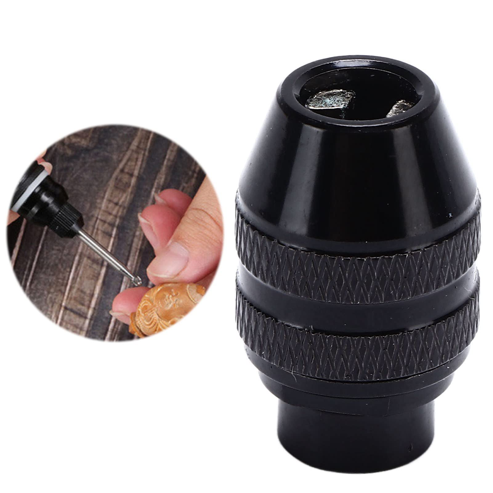 2 Mandrini Autoserranti Per Trapano - Per Utensili Rotanti, Range 0.3-3.2mm - Foto 8