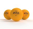 Stag Iconic High Performance 2 Star Table Tennis (T.T) Balls| Advanced 40+mm Ping Pong Balls for Training, Tournaments and Recreational Play| Durable for Indoor/Outdoor Game - Pack of 3 (Orange) gallery image