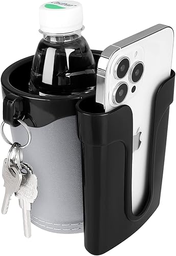 Miniatura 14 de Accmor Portavasos para bicicleta 3 en 1 con soporte para teléfono celular y llaves, soportes para botellas de agua para bicicleta, portavasos