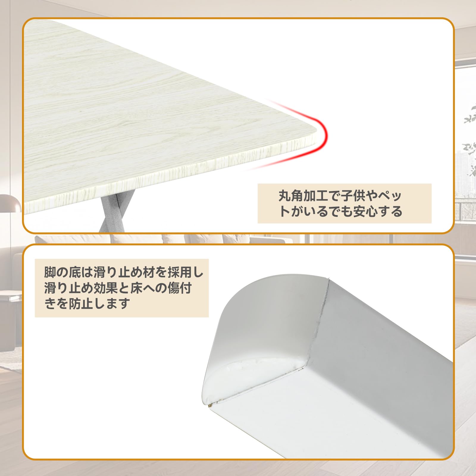 折りたたみテーブル 幅80*奥行80*高さ74cm 木目調天板 角が丸い Amazon.co.jp: zmayastar 正方形折りたたみテーブル 幅80cm×奥行80cm
