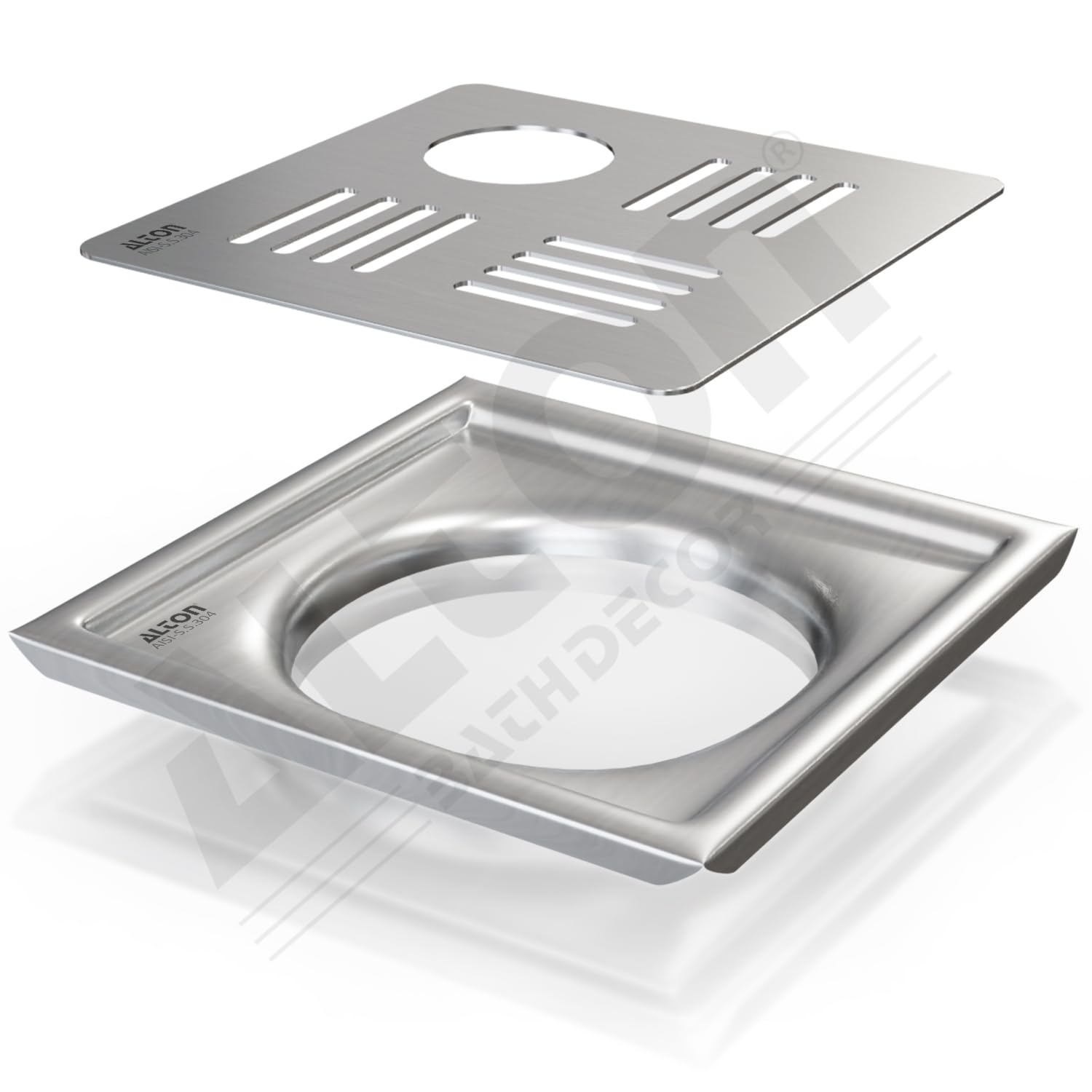 ALTON ALD1001, SS-304 Grade, 6x6 INCH Cut, Bathroom Grating Square Floor Drain Jali, Matte (B0CDHCGH8S) Amazon Price History, Amazon Price Tracker