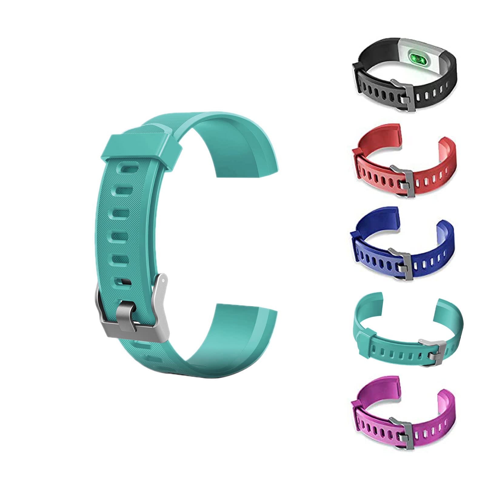 AGZHUReplacement Bands, Adjustable Colorful Watchband Accessory for ID115Plus HR Smart Watch Fitness Tracker