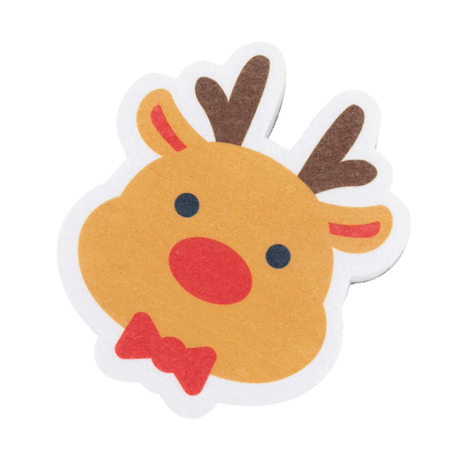 Holiday Cleaning Sponge Snowman/Snowflake/Glove/Deer Cartoon Cleaner Rubs During Christmas Christmas