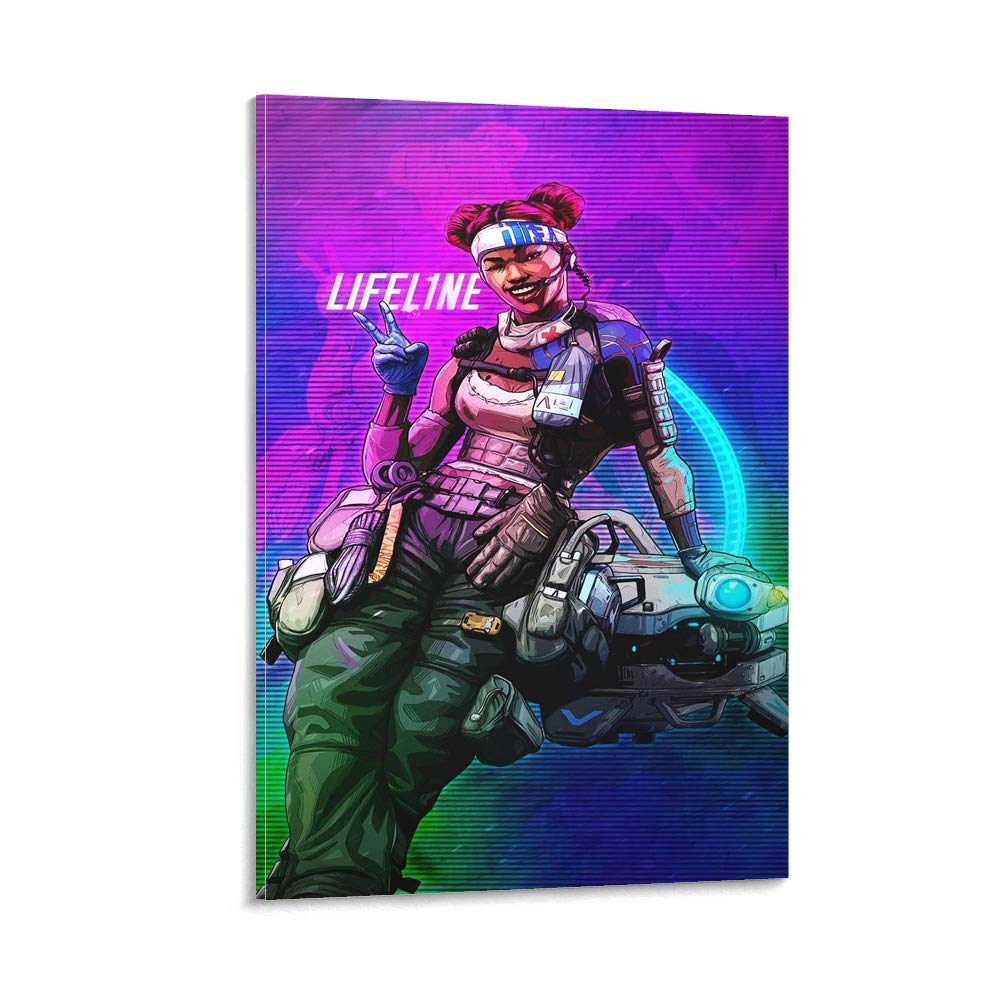 ZTFM Jacobera APEX Legends Poster Canvas Art Poster and Wall Art Picture Print Modern Family Bedroom Decor Posters 24x36inch(60x90cm)