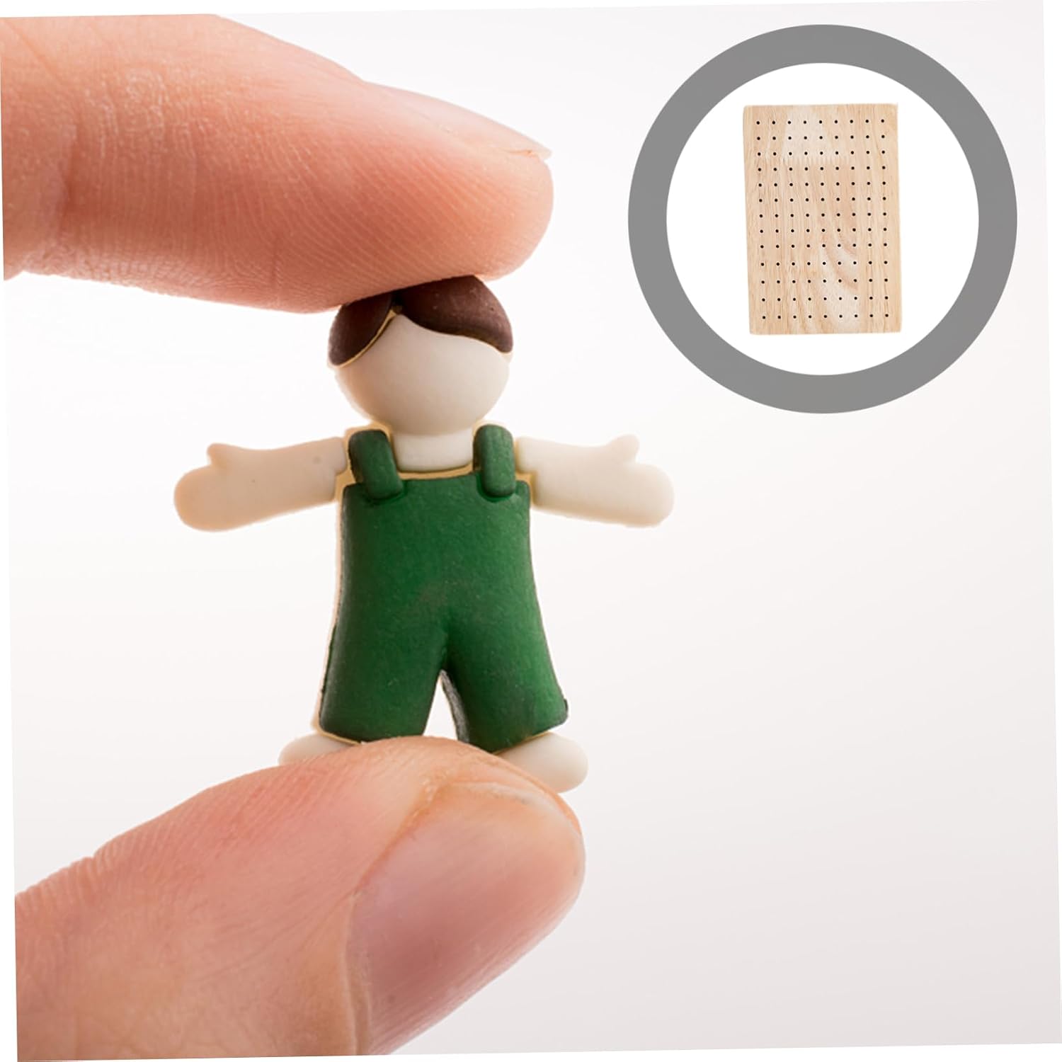 MINAOLULUS 2pcs Wooden Clay Drying Boards for Figurines Portable Wooden Boards for Clay Crafting and Stable Display Base for Sculptures and Models