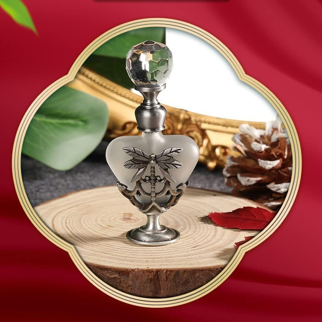 Bottiglia di profumo vintage, bottiglia vuota, ricaricabile, 5 ml