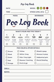 Poo Log Book: See How Food, Mood & Stress Impact Your Gut Health | Understand Your Body Better
