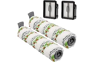 Bissell CrossWave X7 Pet Pro Multi-Surface Wet-Dry Vacuum Cleaner Brush Rollers and Filters