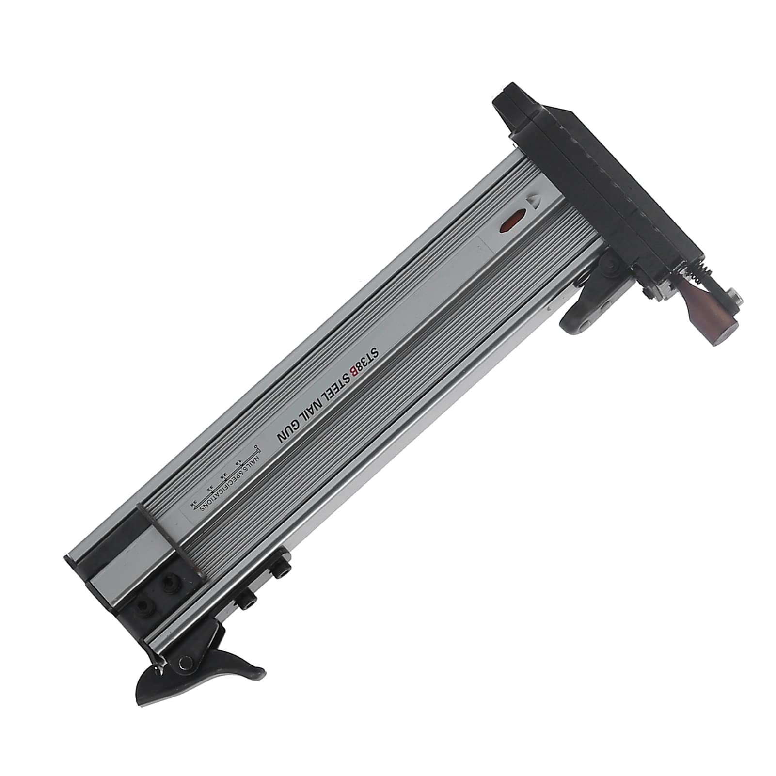 Ręczny pistolet do gwoździ XOYIXOYI, do wkładów z gwoździarką ze stopu aluminium, o wysokiej twardości, lekki i odporny, do pokryć dachowych, mebli, podłóg, pokrowców na sofy,