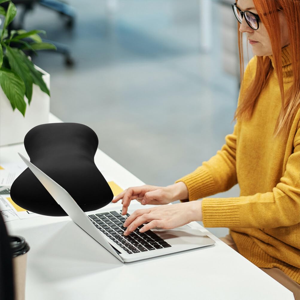 INOOMP 2pcs Comfortable Neck Pillow Portable Camping Headrest for Office and Travel Soft Particles for Cervical Support