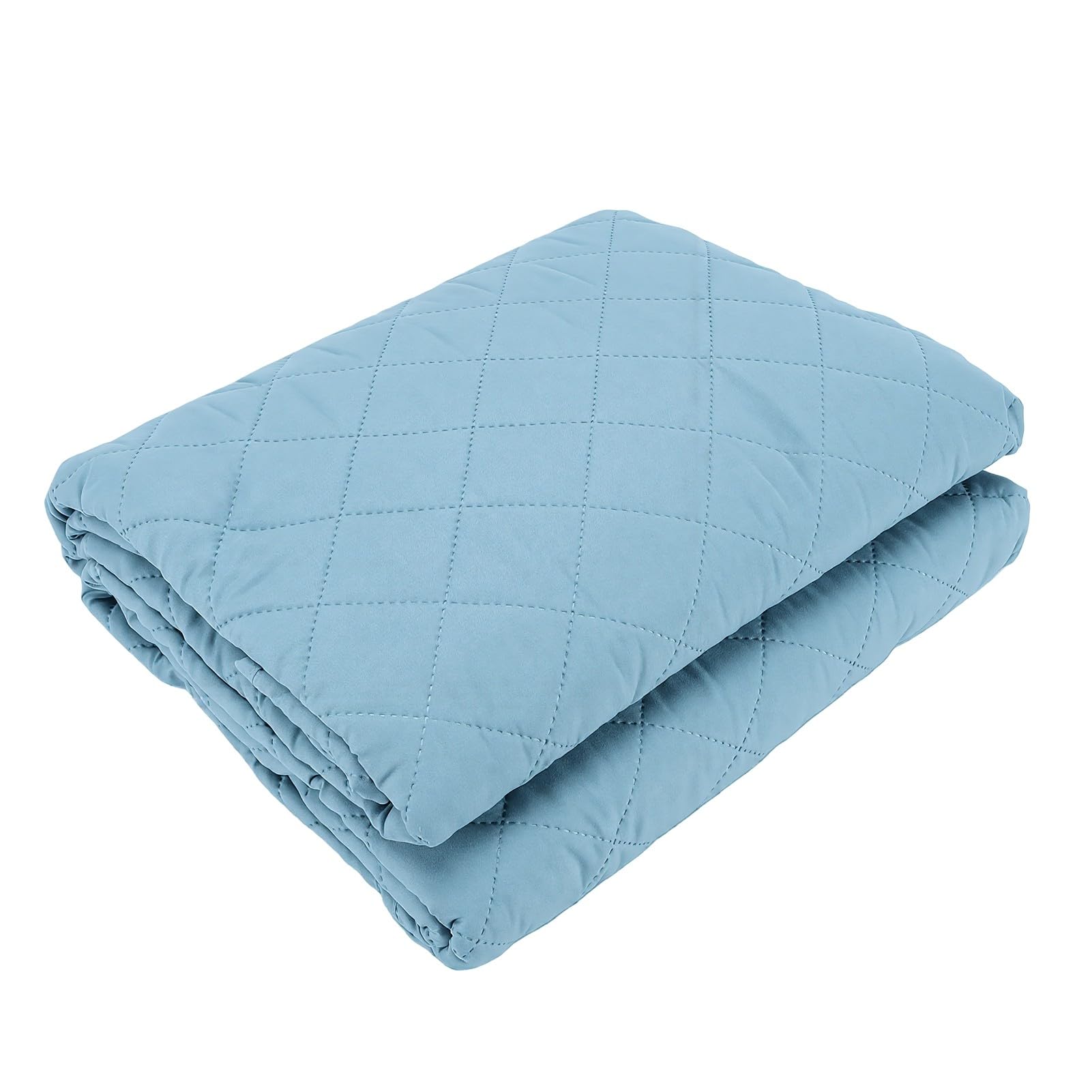 Funda Reversible para Futón, Funda para sofá Cama (Azul grisácea)