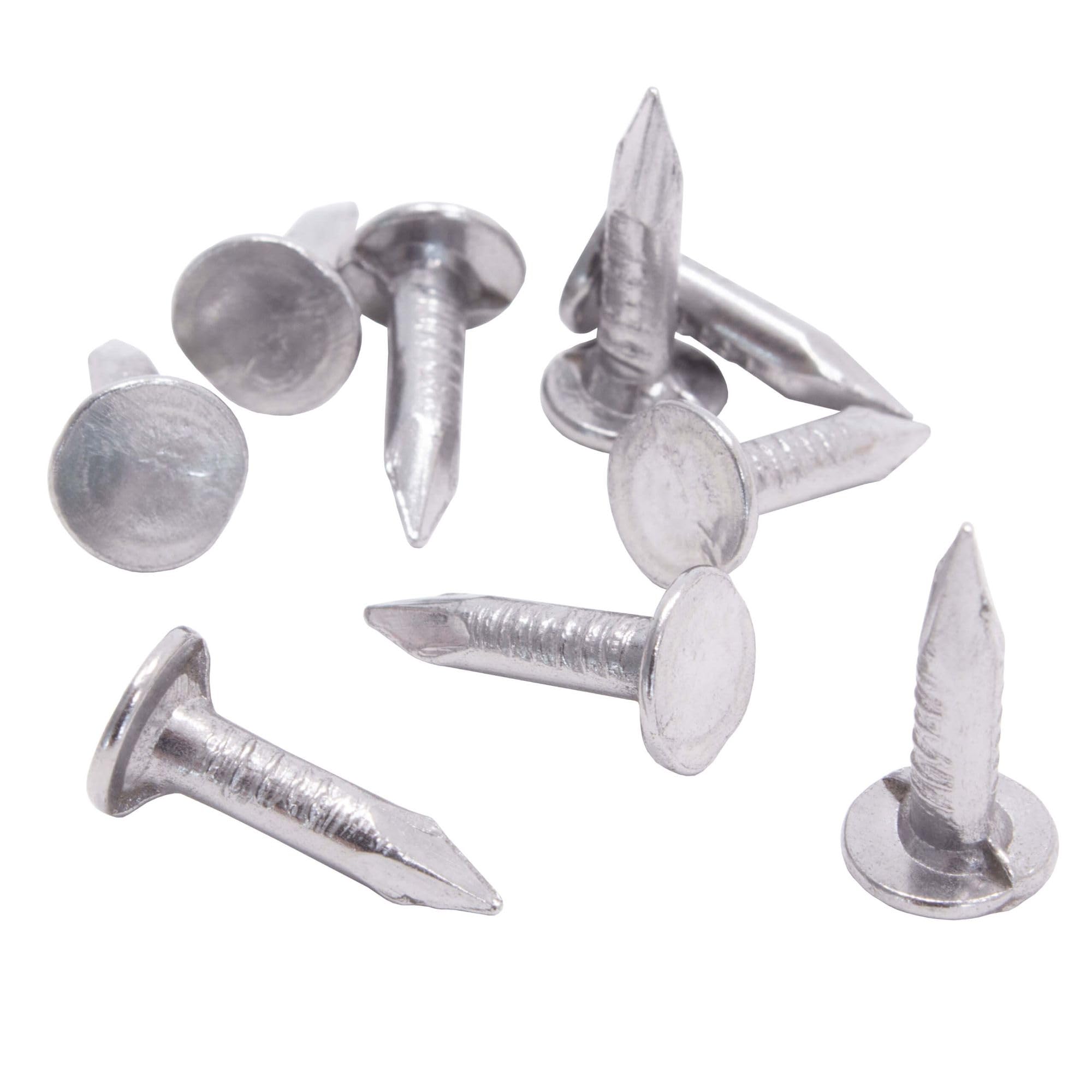 Clavos para cartón asfáltico 15mm Plata