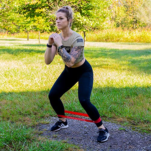 Image of Serious Steel Fitness Mini Resistance Loop Bands | Rehab and Prehab Stretch Bands | 12 inch Exercise Workout Bands (Sets of 5 Pack and Sets of 10 Pack Trainer Options Available!)