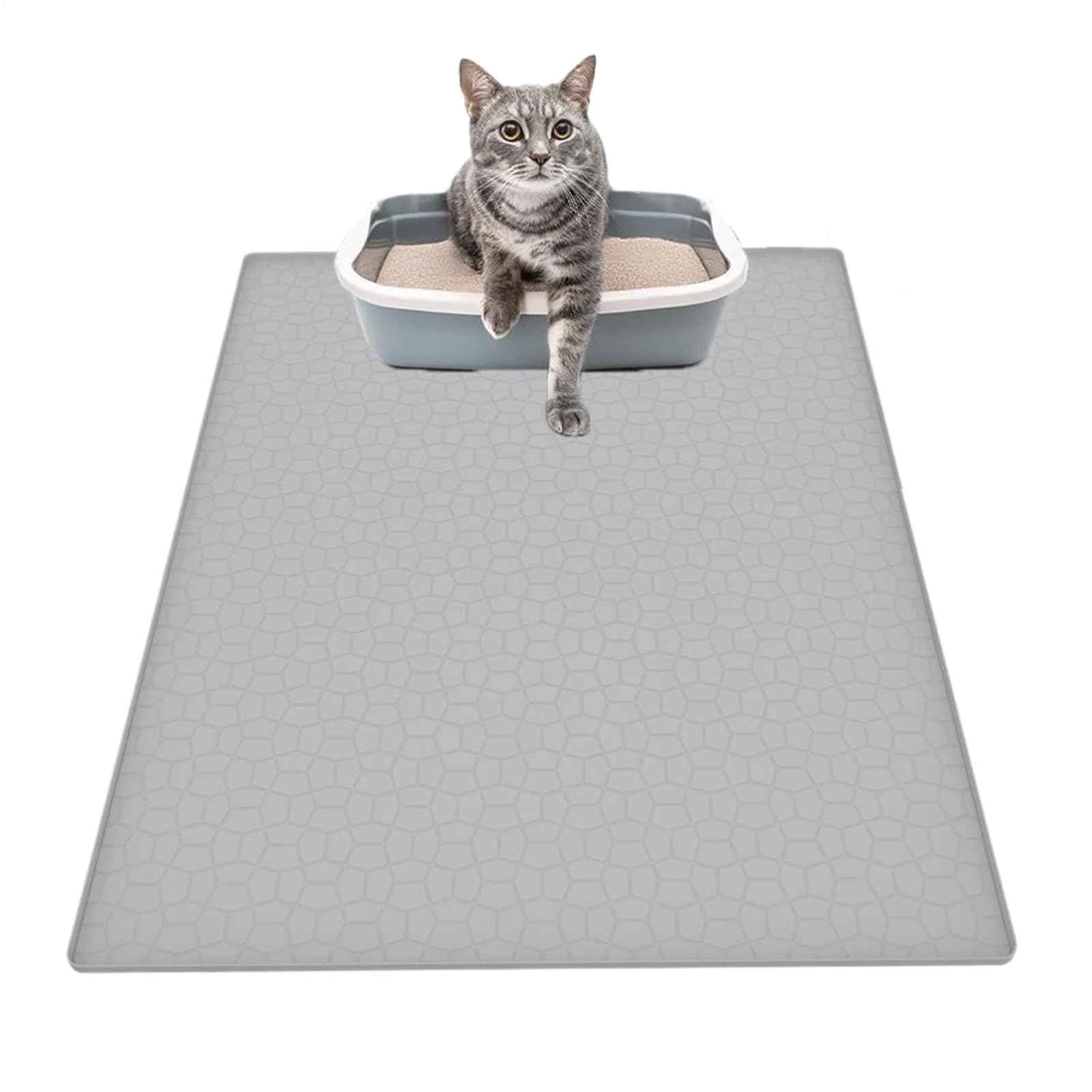 Alfombrilla Para Arenero Alfombrillas De Silicona Para Suelo Y Gatos | Lavable Varios Tamaños Interior Exterior Entrada Baño Apartamento