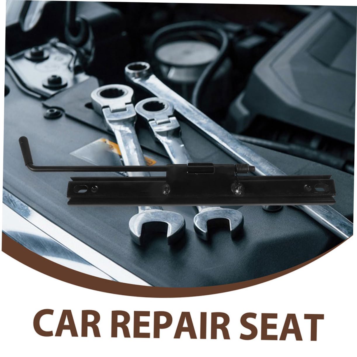 Regolatore Sedile Auto 2 Paia in Ferro Nero per Racing e Car Seat
