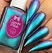 Fallout - blue pink metallic iridescent multichrome nail polish by Cupcake Polish