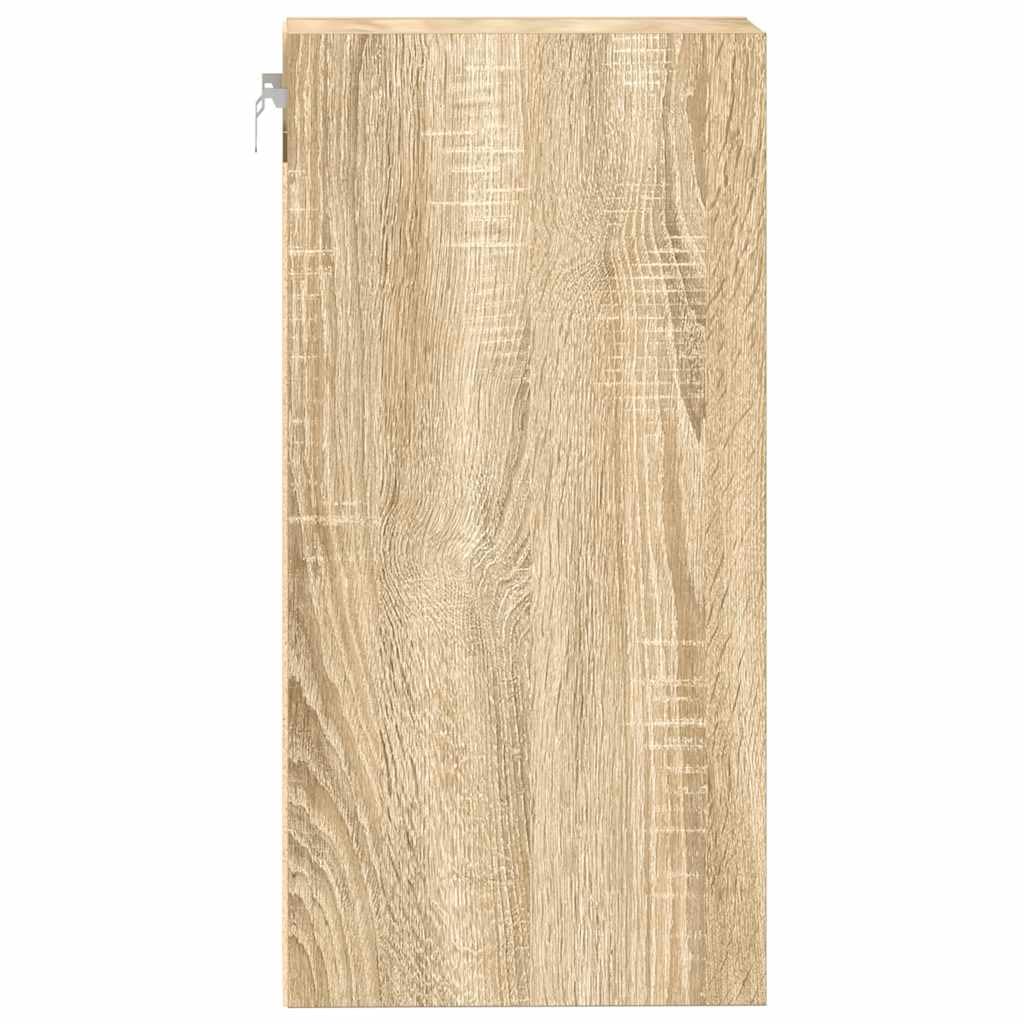 vidaXL Armoire Suspendue chêne Sonoma 20x29,5x60 cm Bois d'ingénierie, Armoire de Cuisine, Placard, Armoire Flottante, Armoire de Rangement