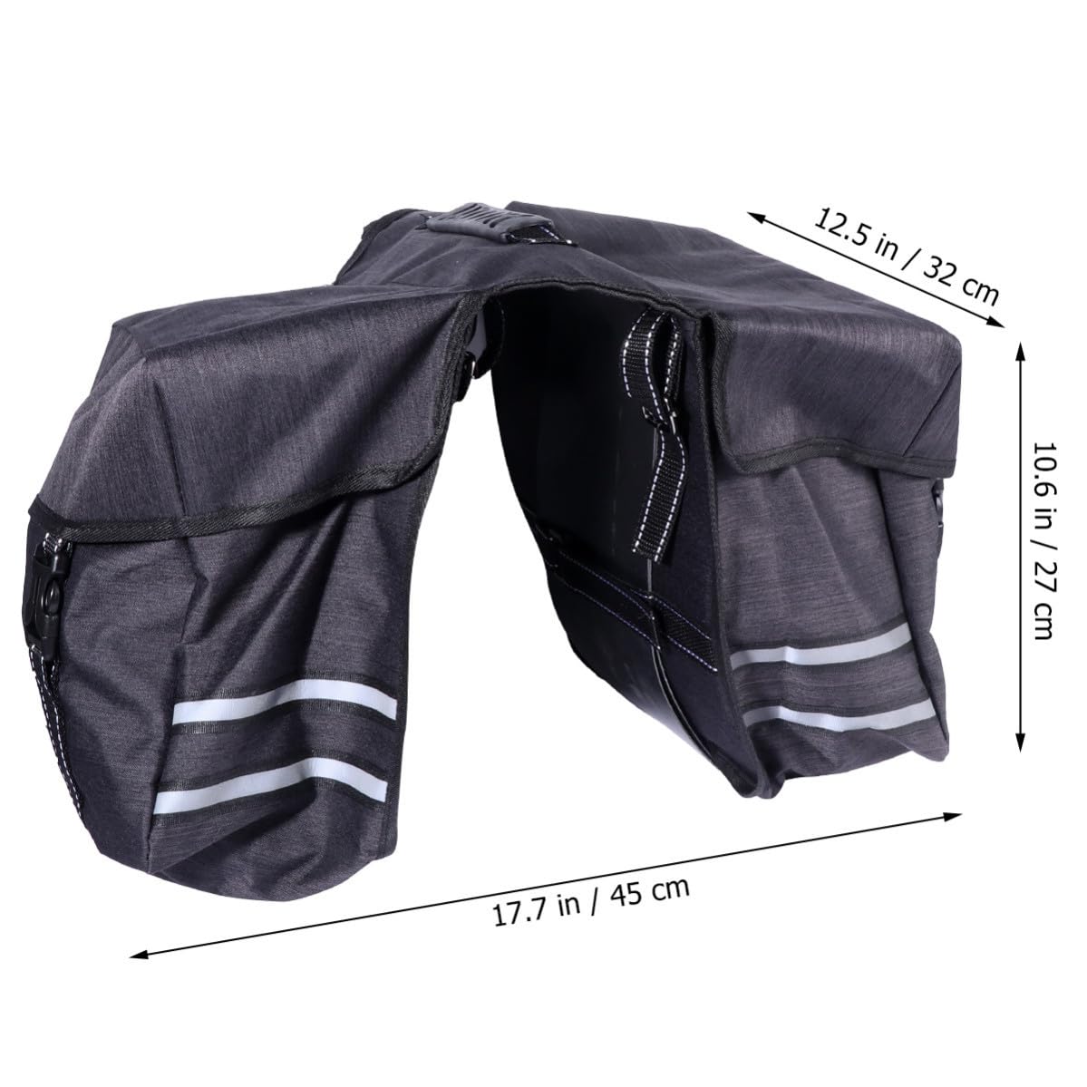Borsa Posteriore Tasche Laterali, per Bicicletta 25l in Poliestere Grande capacità per Mountain Bike e Ciclismo Urbano
