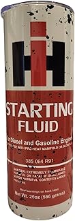 20 oz Shop Garage Man Cave Tractor Starting Fluid Farm Country IH Travel mug Oil Tumbler cups (Stainless Clear Lid)