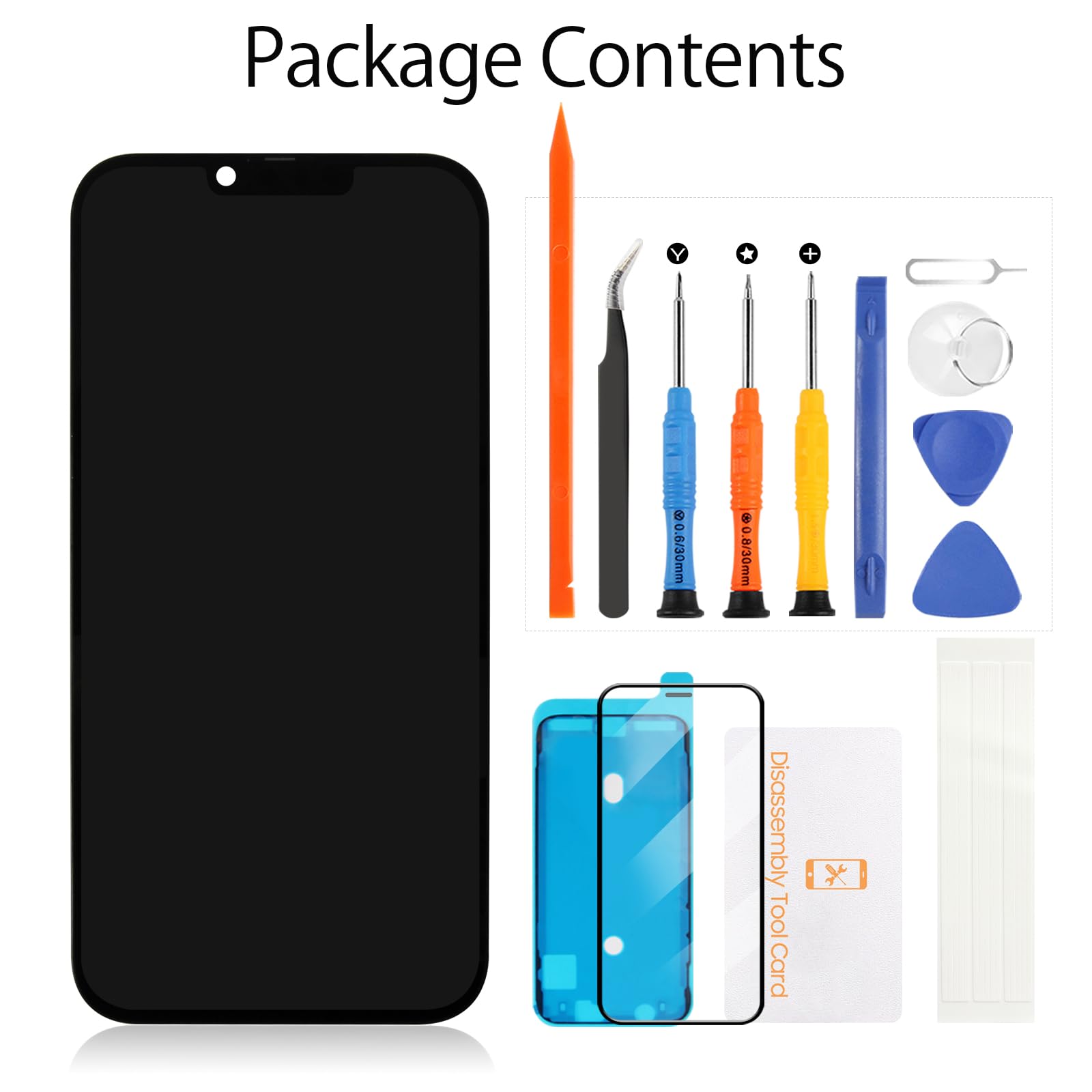 LCD-display Voor IPhone 13 Pro Max – 6,7 Inch, Vervangend Scherm, 3D Touch, Met Reparatiegereedschap, Zwart