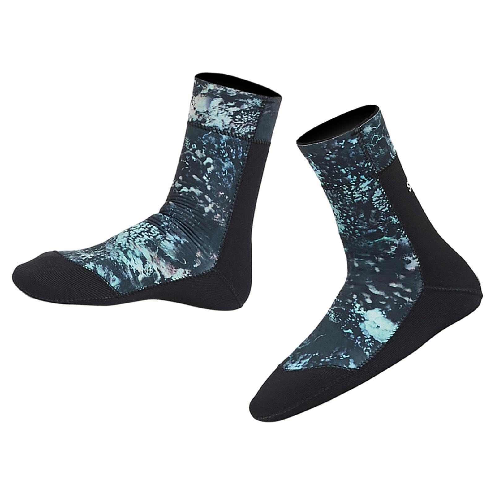 Calcetines de Buceo Impermeables para Adultos en Neopreno Ajustable Costuras Reforzadas Y Protección de Pies Funcionalidad para Deportes Acuá