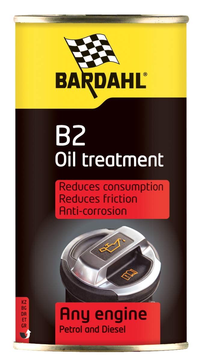 Bardahl - Additivo Olio B2, Adatto a tutti i Motori a Benzina e Diesel, Migliora il Rendimento del Motore, 300ml