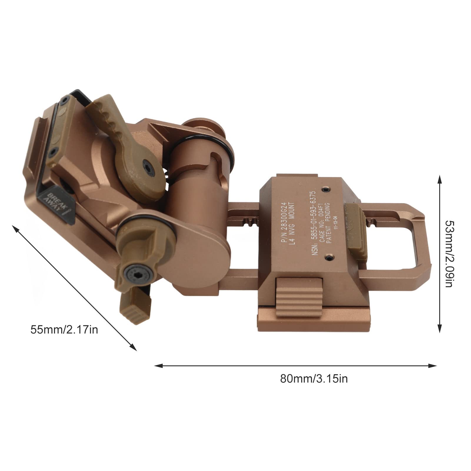 Support Souple Pour Vision Nocturne – Sangle De Tête Pour Casque NVG (neuf)