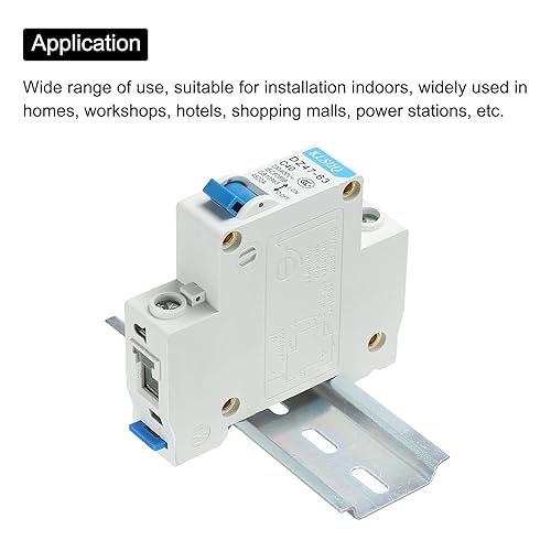 Vista 35 de MECCANIXITY AC 63A 230/400V 1 instalación miniatura DZ47-63 C63 del carril del estruendo de la baja tensión del disyuntor de poste