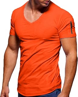 Big T Shirt Casual Fashion Solid Color V Neck Large Size Short Sleeve T Shirt Soft Tee Shirts Men Full Sleeve t Shirts Men Mens Slim fit t Shirts White t Shirts Polo Shirts for Men Adult Multipack