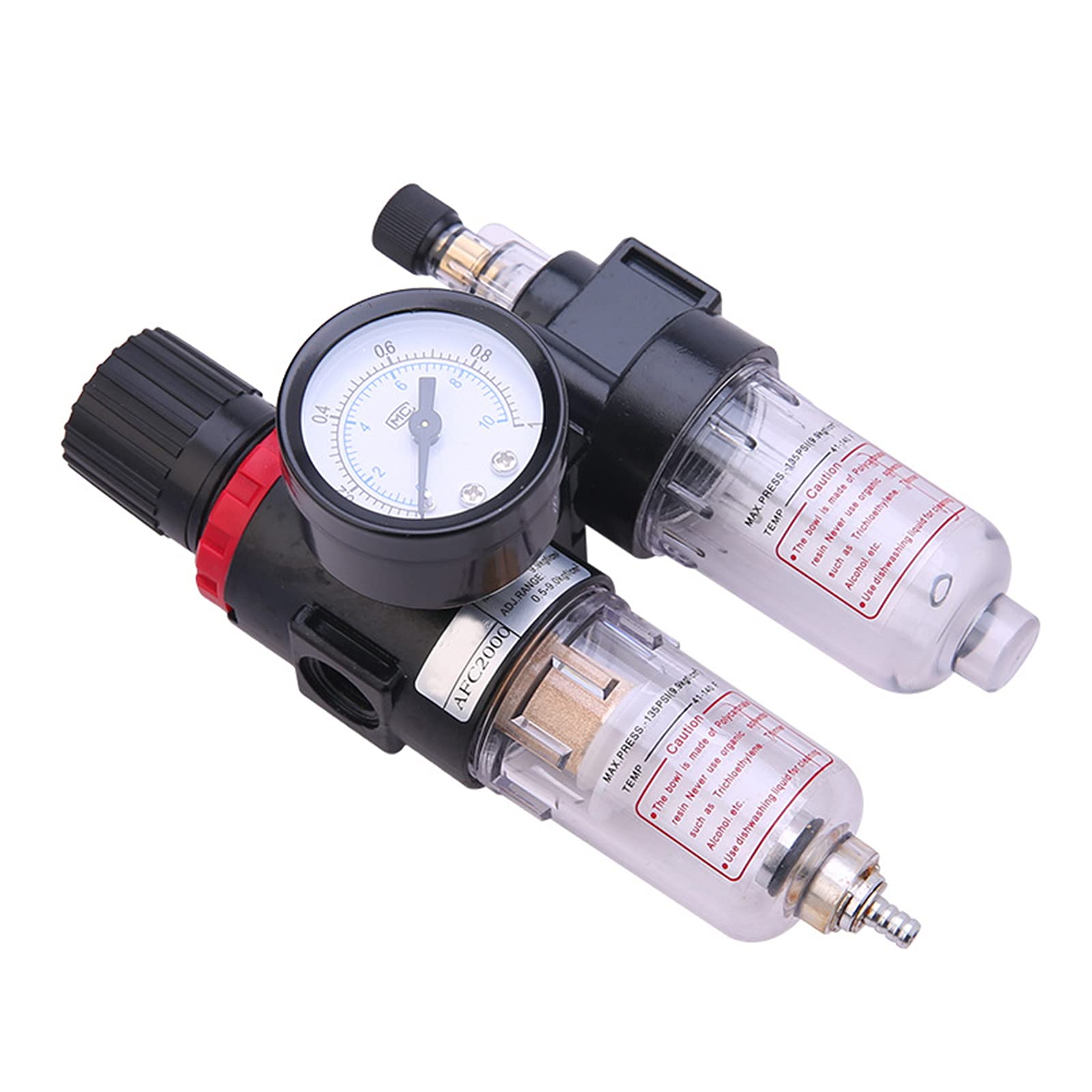 Buy LQKYWNA 1/4" Air Compressor Filter Pressure Regulator AFC2000 Water