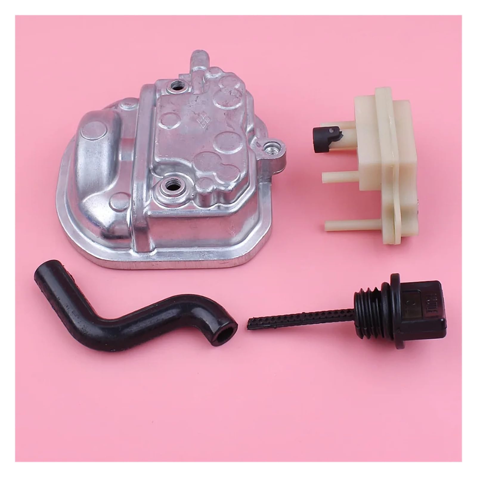 Tapa de Culata, respiradero, Tubo de Aceite, Manguera, Varilla de Nivel, Filtro, Separador, Kit for GX35, GX 35, Motor de cortacésped, Repuesto