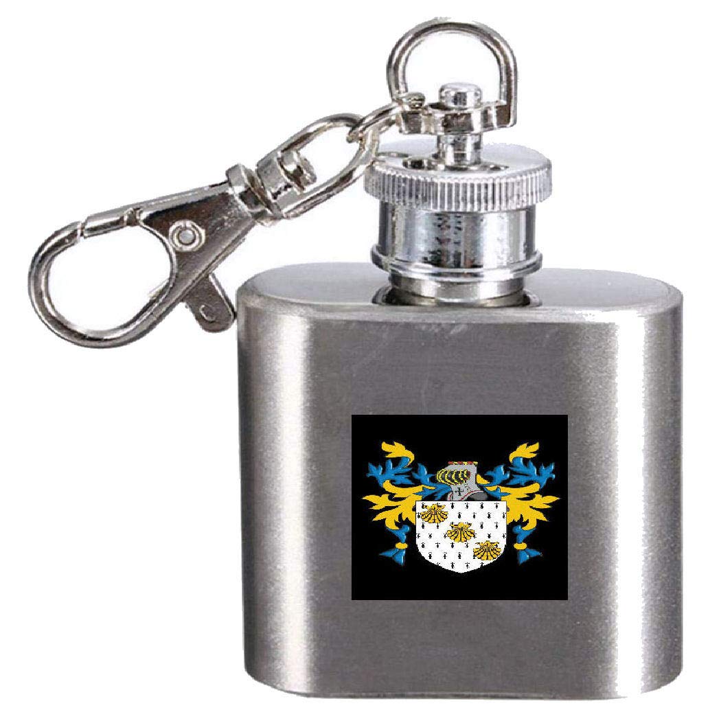 Flasque avec blason Baron 28,3 ml cadeau anniversaire mariage