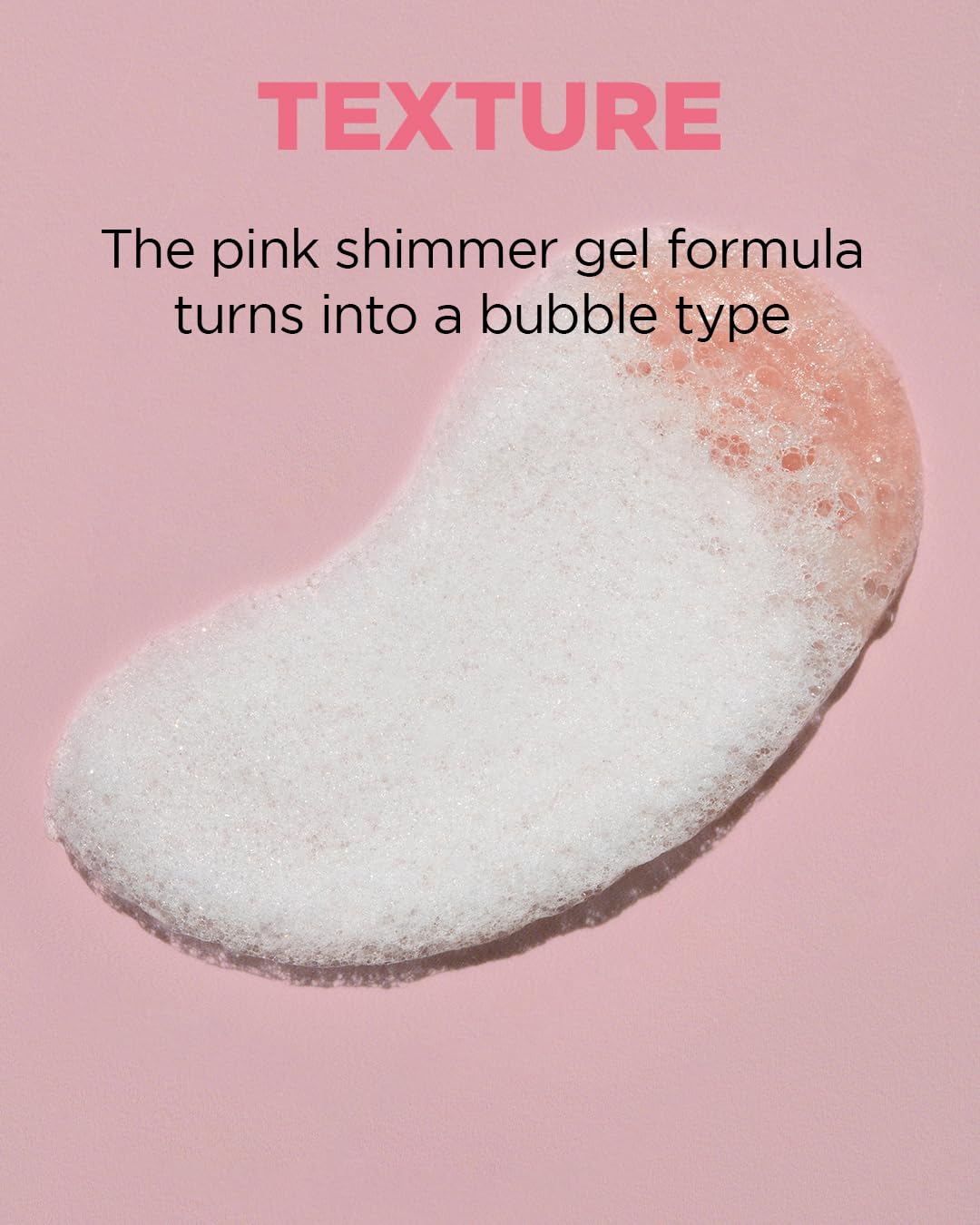 THESAEM Gem Miracle Pink Pearl Bubble Mask - Face Cleansing Gel to Foam - 9 Collagen Types Hyaluronic Acid Complex - Pore Refining, Hydrating, Firming Korean Skincare Treatment, 1.76oz - Image 5