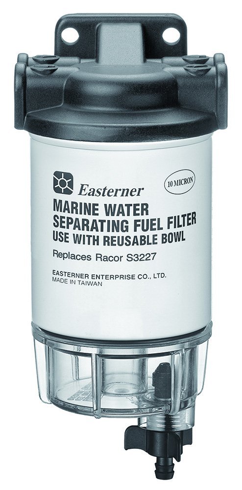 WARMHAND Fuel Filter S3227, Black Die-Cast Alloy, Boat Compatible