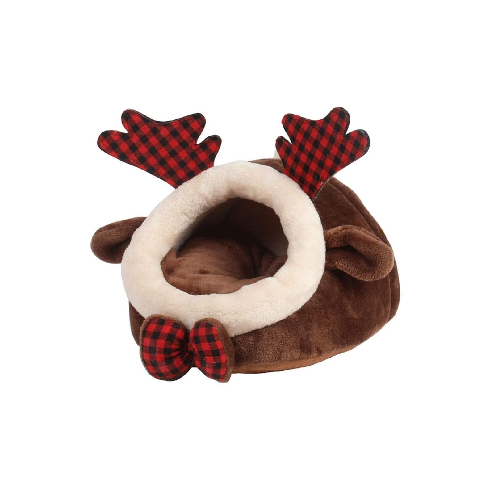 Nid en peluche chaude pour hamsters avec doublure amovible en flanelle lavable