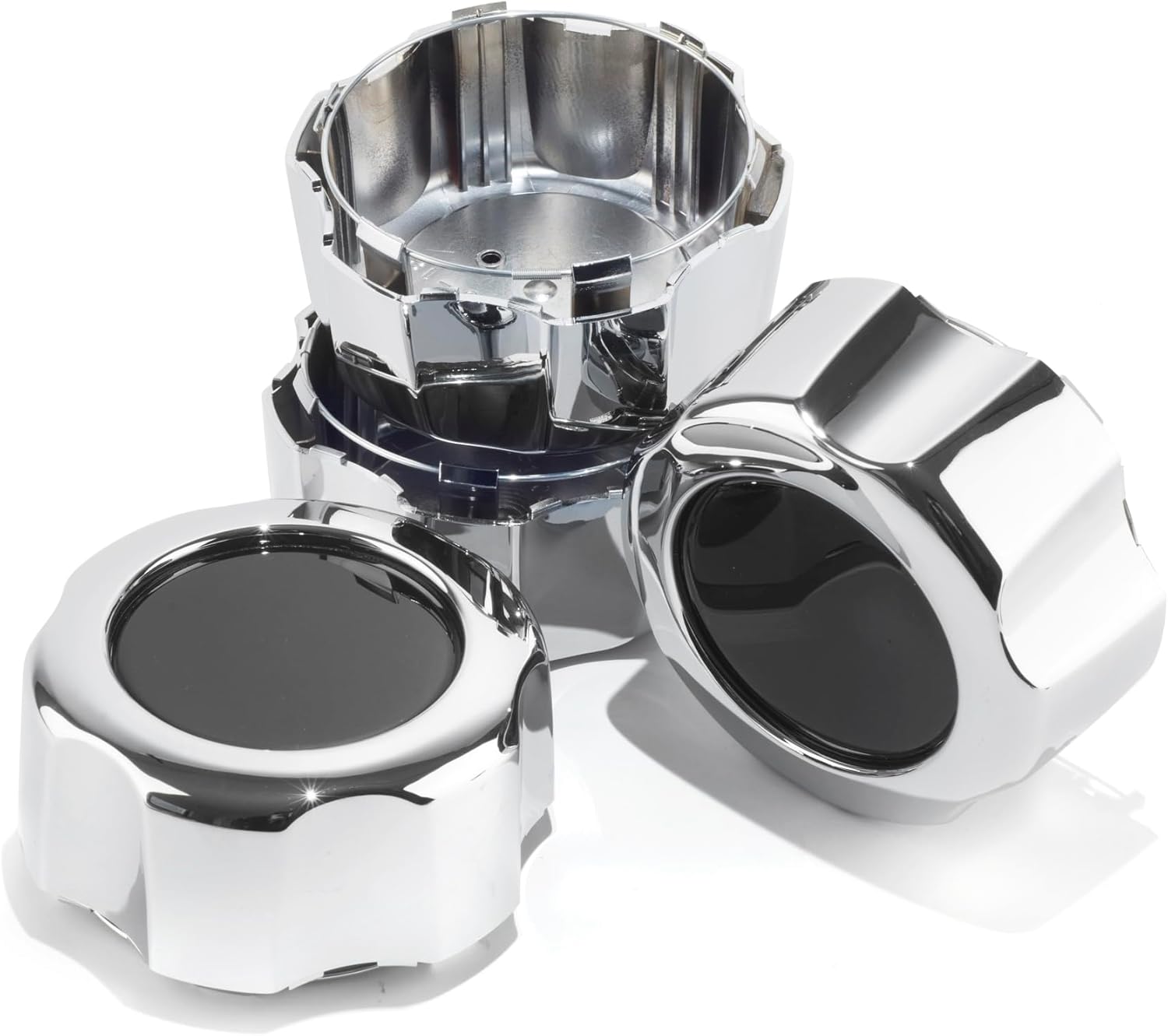 4Pcs Wheel Center Caps for Nissan Pathfinder 1997-1999 Wheel Rim 131.5mm(5.18in) Chrome Hub Cap Wheel Cover, Replacement 40315-89P15 40315-7Z100