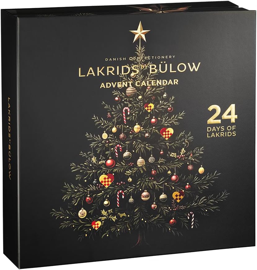 LAKRIDS BY BULOW - Advent Calendar 2025-12.2 oz - Chocolate Covered Gourmet Licorice