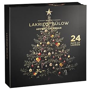 LAKRIDS BY BÜLOW - Lakritz Adventskalender 2025 - Weihnachtskalender mit Dänischer Gourmet Lakritze und Schokolade hergestellt in Kopenhagen - Glutenfrei & ohne Gelatine