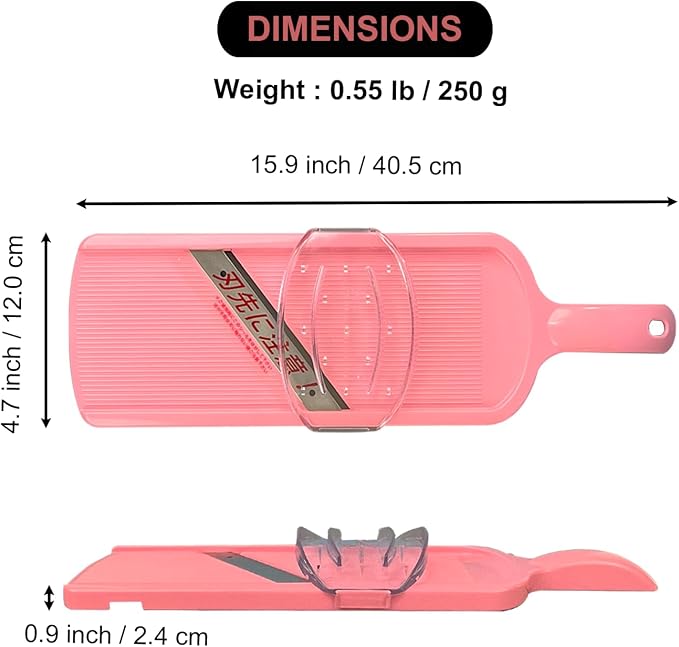 Cortadora Mandolina Ancha para Repollo 4.7 pulgadas Rosa miniatura 2
