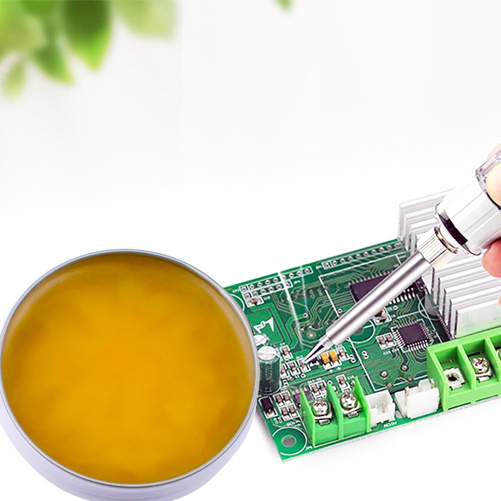 1 Pezzi 50g Flussante per Saldatura a Stagno,Pasta Saldante Stagno,Pasta Saldante,Flussante,Pasta per Saldare a Stagno,Per Saldare Componenti a Montaggio Superficiale (Net:50g)