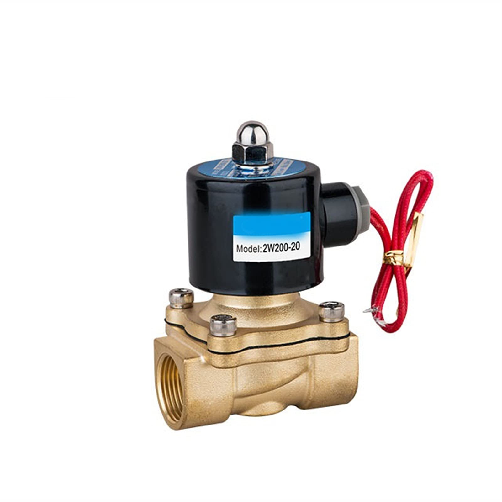 Válvula solenoide de válvula acero inoxidable dos posiciones 2WS500-50 drenaje riego