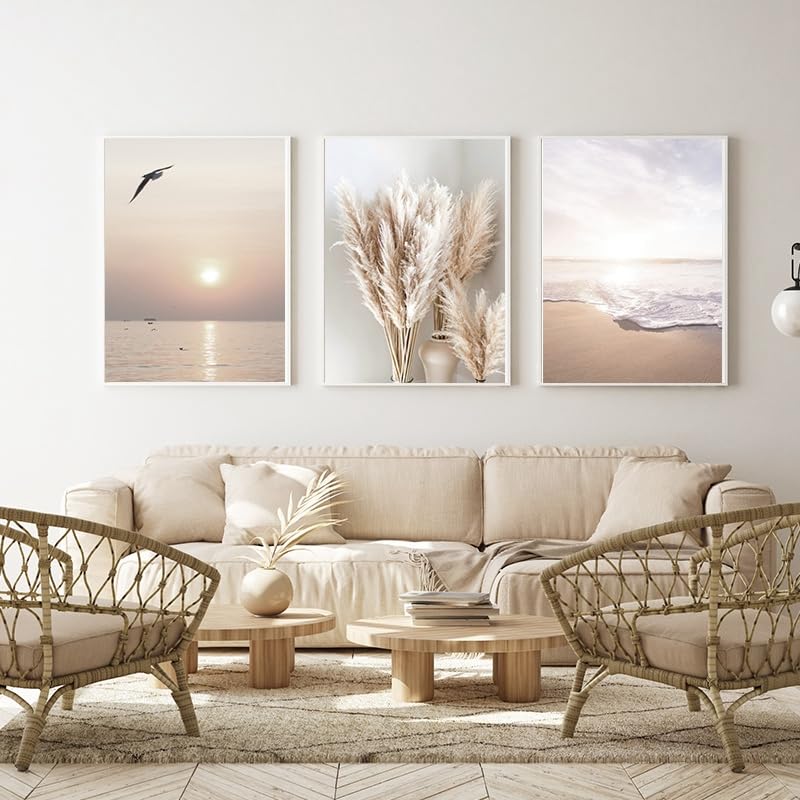 LPFNSF Modern Geometric Plant Decoration Poster, Artistic Abstract Decoration Painting