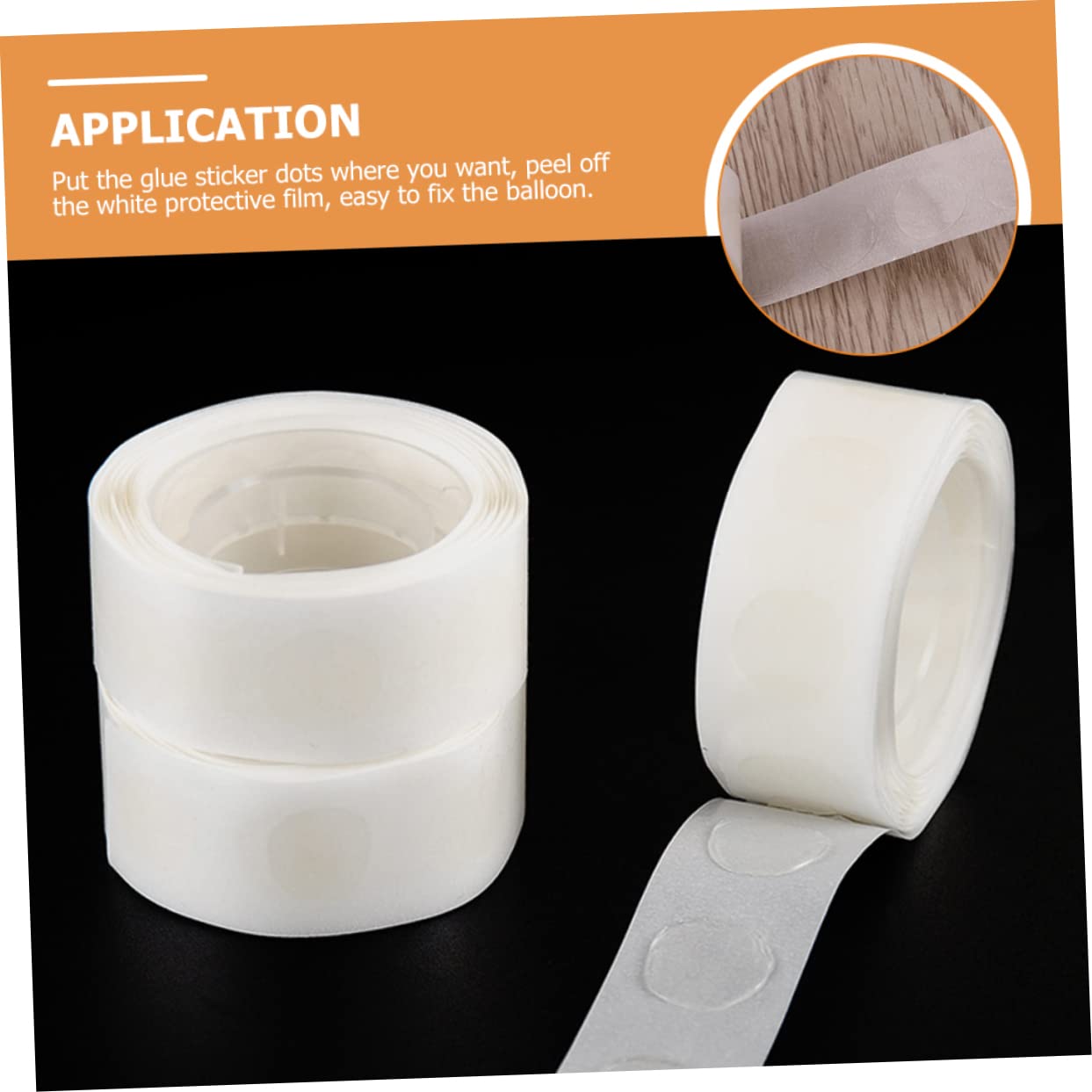 OFFSCH Balloon Sticker Adhesive Dot Sticker Double-Sided Tape for Easy Application on Balloons