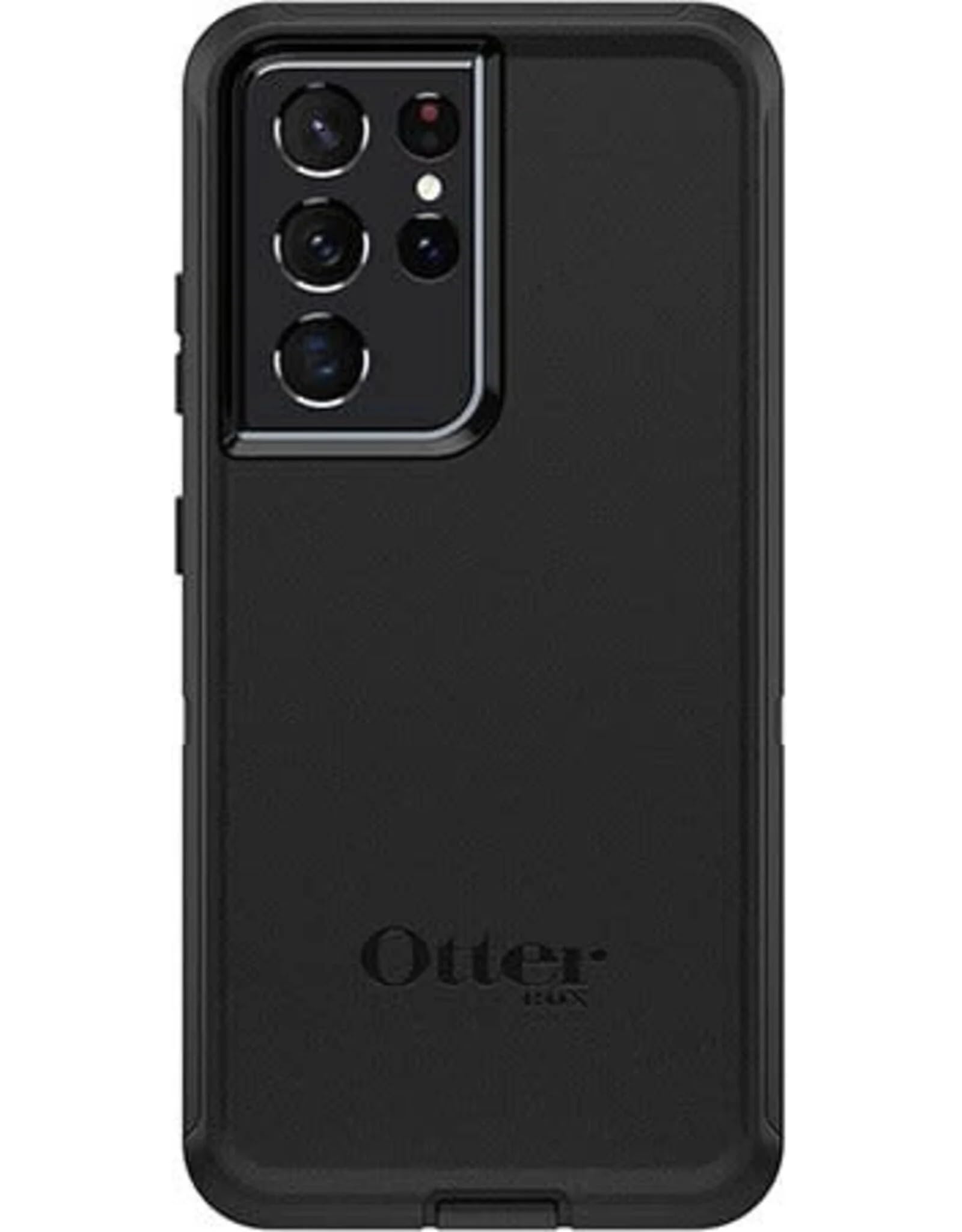 OtterBox Galaxy S21 Ultra 5G (Only) - Defender Series Screenless Edition Case - Black - Case Only - Rugged & Durable - with Port Protection - Non-Retail Packaging