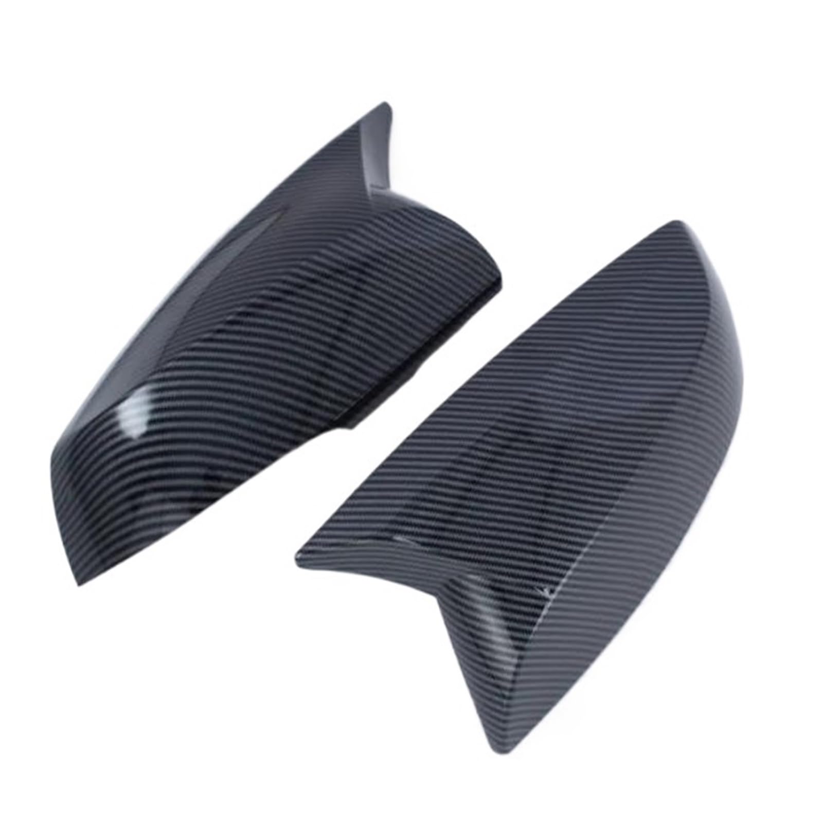 for Toyota for RAV4 XA50 2019-2025 Rearview Mirror Caps Cover Trim Chrome Sticker Car Accessories YTdhfDGJ(Carbon Fiber Black)