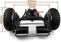Vista 2 de L-faster Kit de conversión de monopatín de montaña con soporte de motor más fuerte Off Road Board Truck con motor N63 de 190KV
